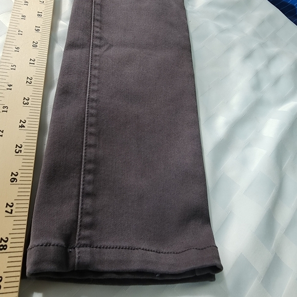 NYDJ Leggings / Gray Stretch Slimming Lift Tuck Denim Skinny Jeans Size 2 - Picture 7 of 7
